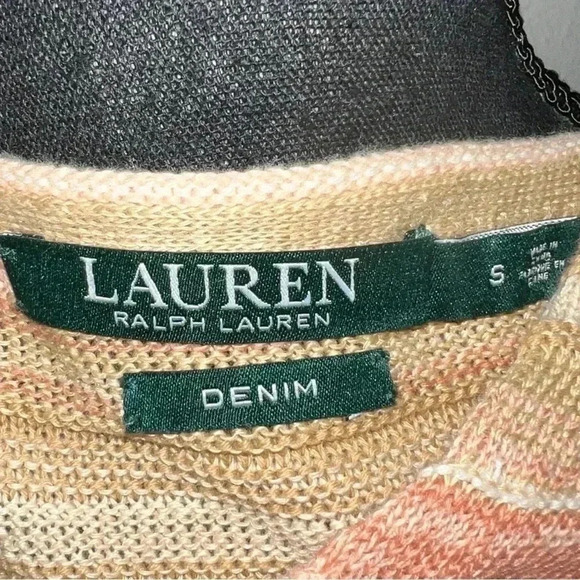 Ralph Lauren Women’s Denim Women’s Silk Blend Lightweight Sweater Small - Picture 8 of 13